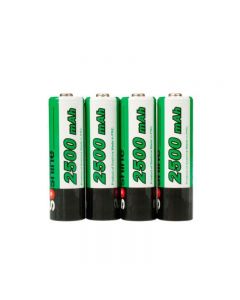 Soshine 2500mAh AA 1.2V Ni-Mh Rechargeable Battery with Battery Case(4-Unit)