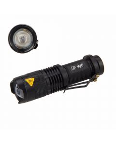 Mini SK68 LED Flashlight 5W 940nm LED Infrared Radiation Night Vision Light IR Torch(1*AA/14500 battery)