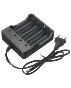 NEW EU/US plug 4 Slots Intelligent Battery Charger with short circuit protection For 4*18650 lithium-ion rechargeable battery