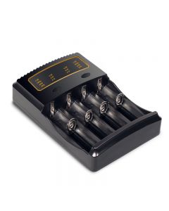 N4 battery charger Intelligent li-ion 18650 14500 16340 26650 DC 12V Smart Battery Charger