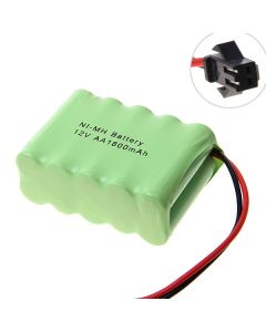 Ni-MH AA Battey 12V 1800mAh SM Plug Battery Pack-10 Pcs a Pack