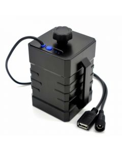 Waterproof 3x18650/26650 Battery Pack Case Power Box Input/DC output 12.6V USB 5V Output For Bike Bicycle light Lamp 