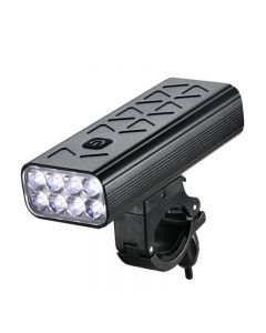 10000mAh Flashlight For Bicycle Front Light Bike 8T6 LED USB Rechargeable Display MTB Cycling Headlight 