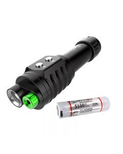 Archon J2 LED Flashlight white light and Green Light Professional Underwater Lamp 100m Instructor  Diving Training 