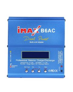 IMAX B6AC Balance Charger 80W NiMH/NiCd Battery Pack Model Aircraft Charger Digital LCD Screen Built-in Power Supply